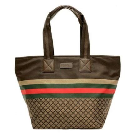 gucci brown diamante xl supreme tote|gucci denim bucket bags.